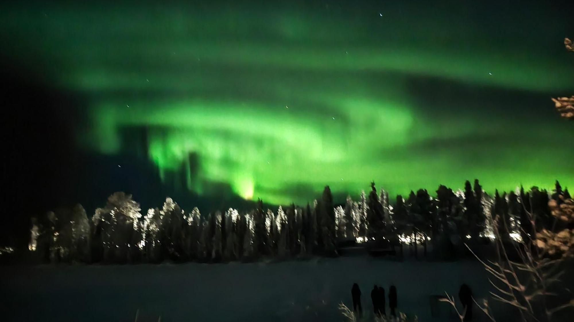 Reindeer River Lights Lodge Kiruna Eksteriør bilde